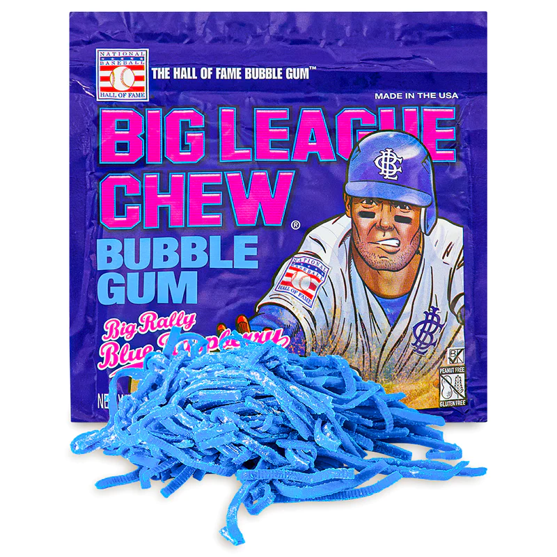 Big League Chew Blue Raspberry 60g