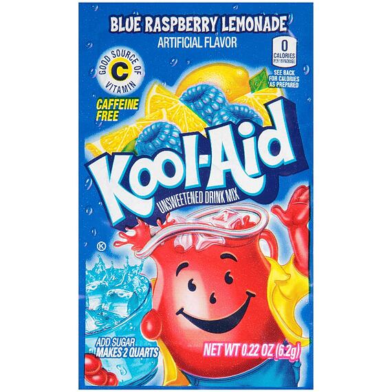 Kool-Aid Blue Raspberry Lemonade Instant Drink 6