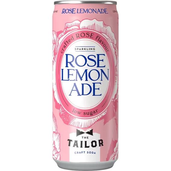 The Tailor Rose Lemonade Soft Drink 330ml