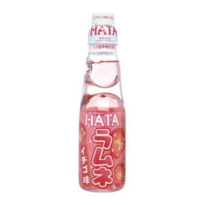 Hatakosen Strawberry Ramune Soda 200ml